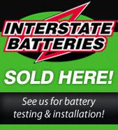 Interstate Batteries Sold Here