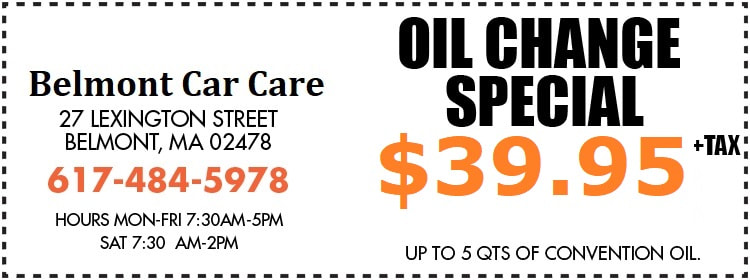 Oil Change Special Coupon
